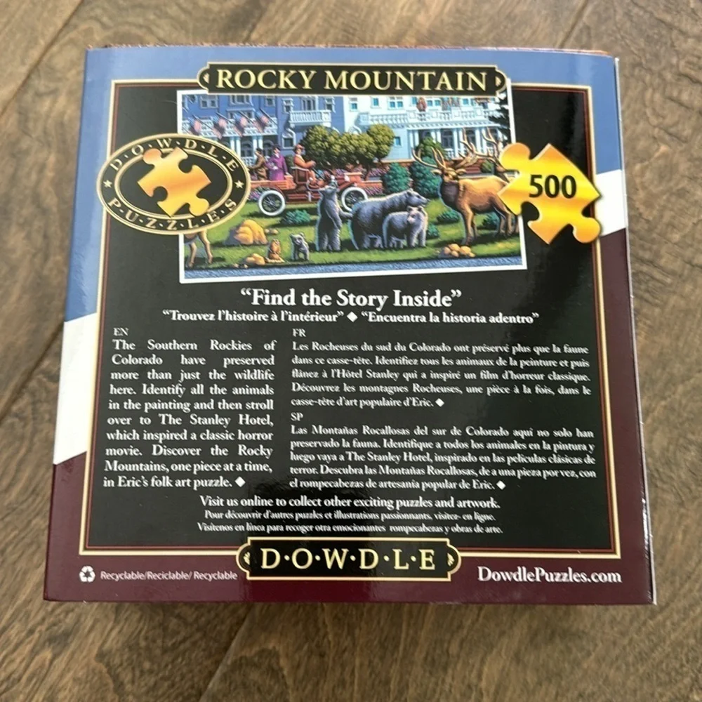 Michael Storrings Cuba 1000 Piece and Dowdle Rocky Mountain 500 Piece Puzzles